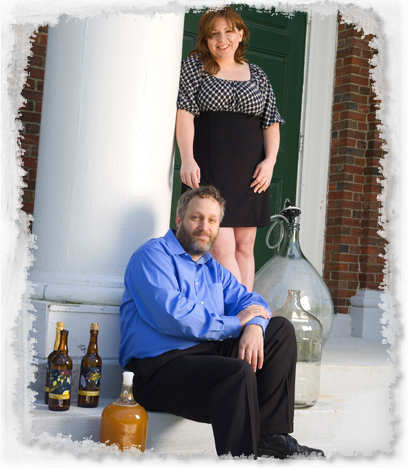 The founders of House Bear Brewing, Beth Borges and Carl Hirschfeld
